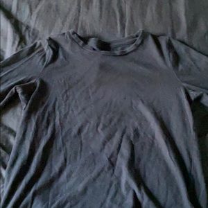 Plain black long sleeve never whore